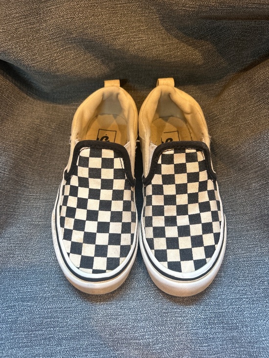 Vans Other - vans slip on checker off the wall youth